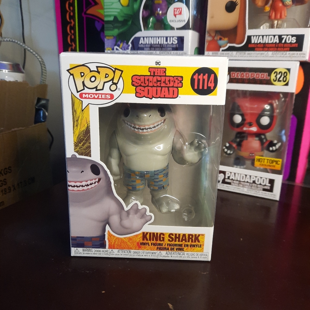 King shark funko pop 1114 suicide squad DC COMICS